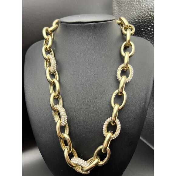 Coldwater Creek Crystal Link Necklace - Picture 1 of 6